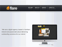 Tablet Screenshot of designbyflare.com